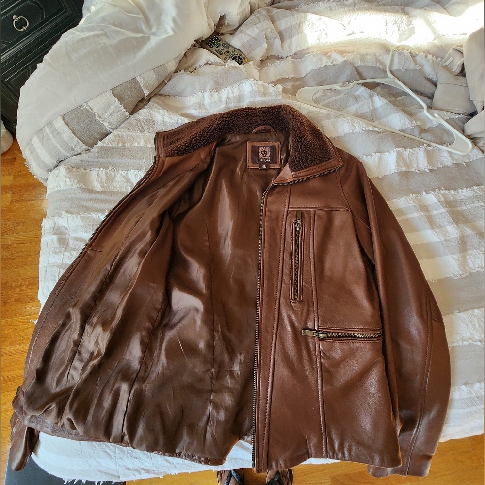 Anne klein leather jacket - Picture 5 of 6